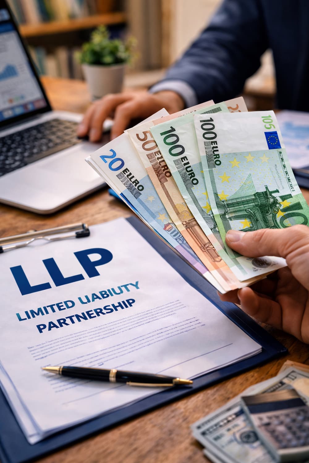 LLP Cobrar en euros stripe